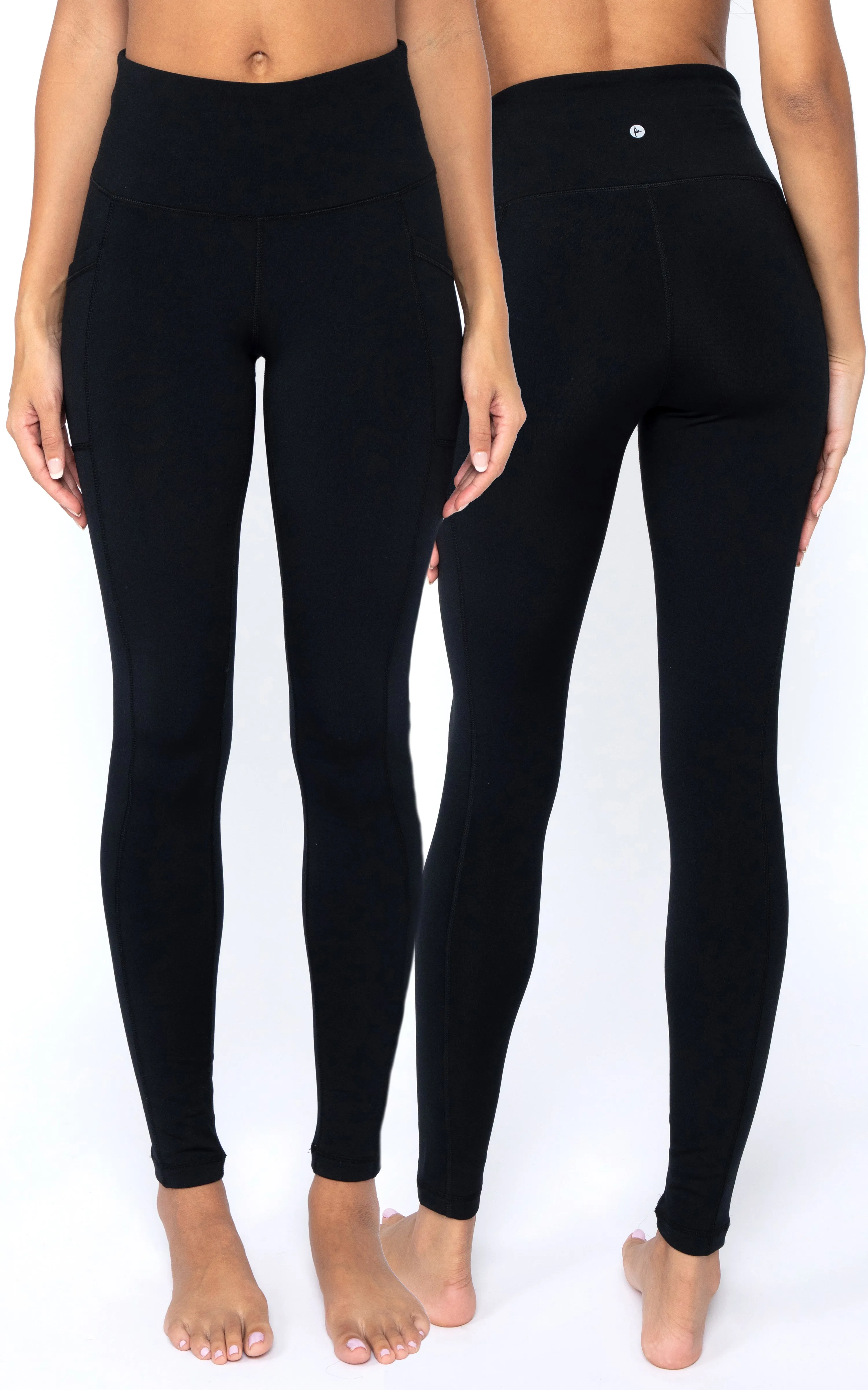 2 Pack Cold Gear High Waist Fleece Lined Legging