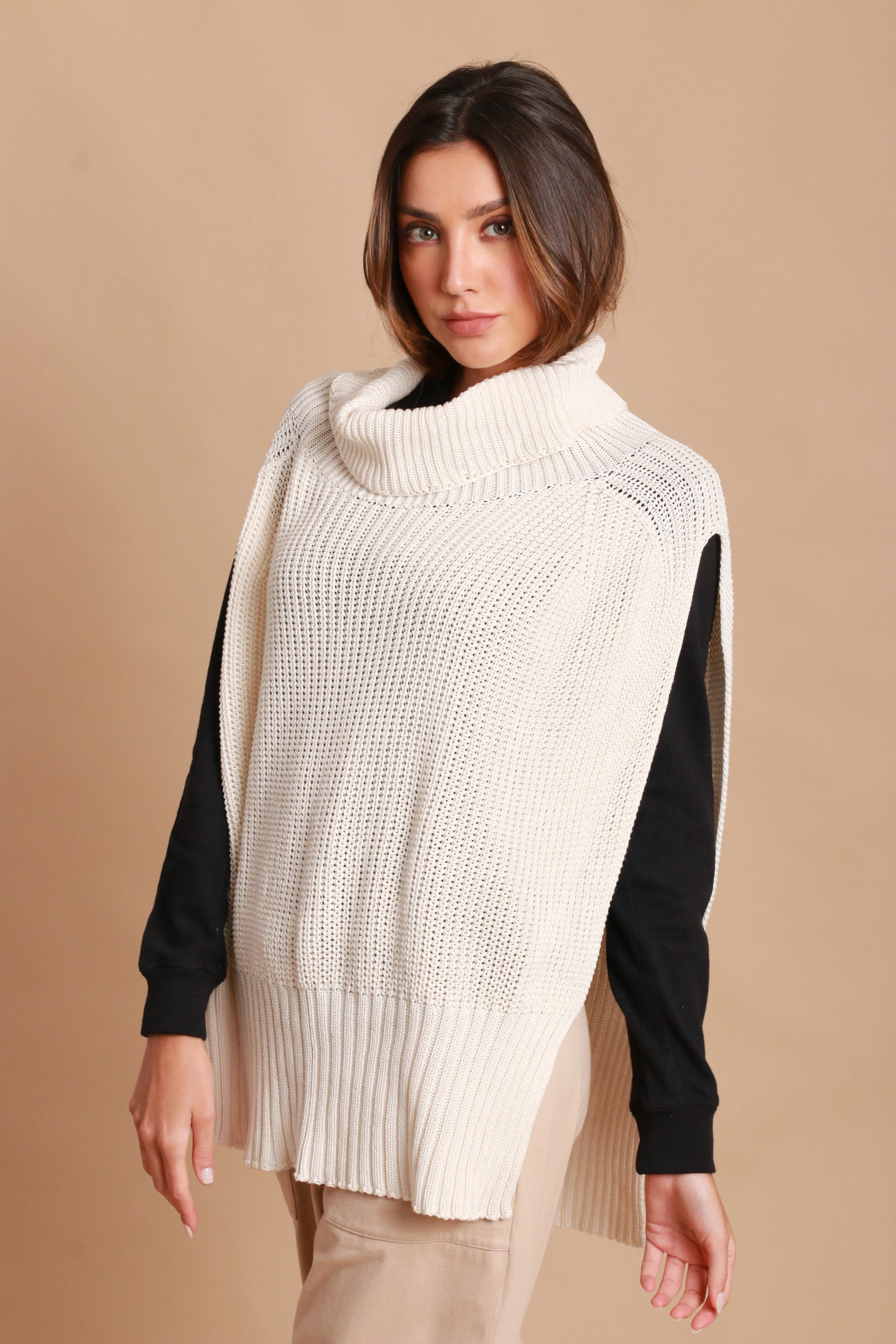 Allergy-Free Women's Turtleneck Overlay