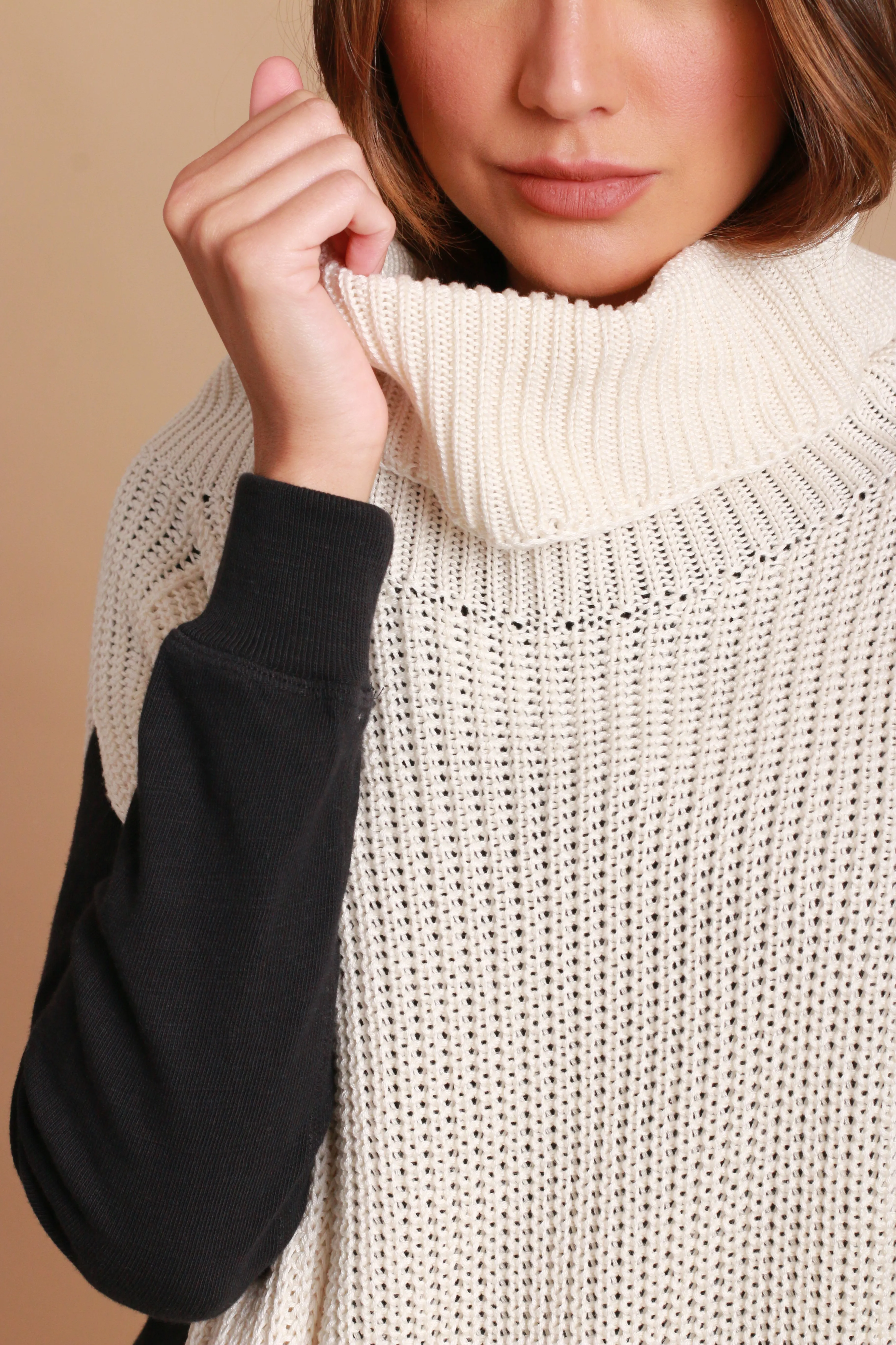 Allergy-Free Women's Turtleneck Overlay