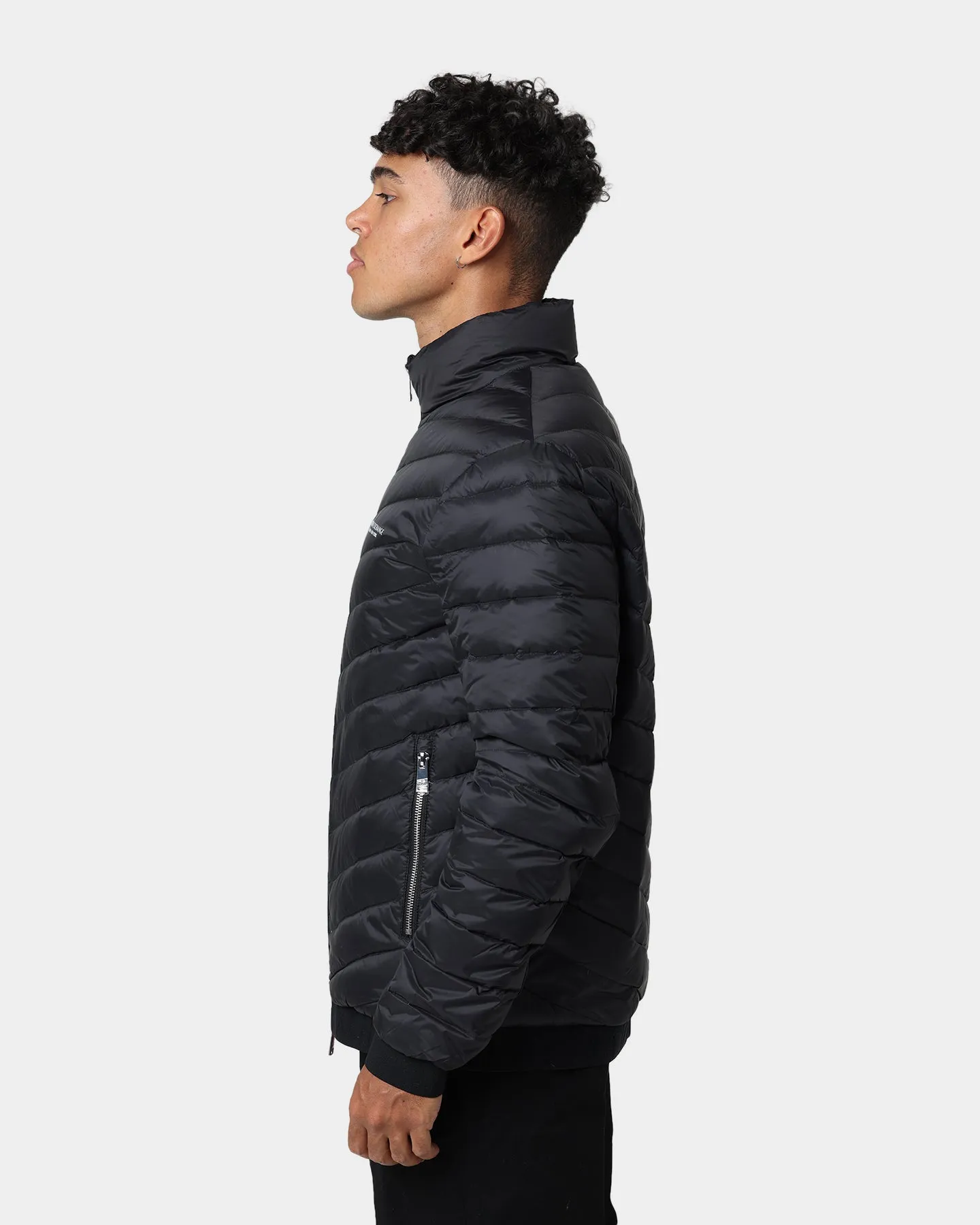 Armani Exchange Giacca Piumino Padded Down Jacket Black/Melange Grey