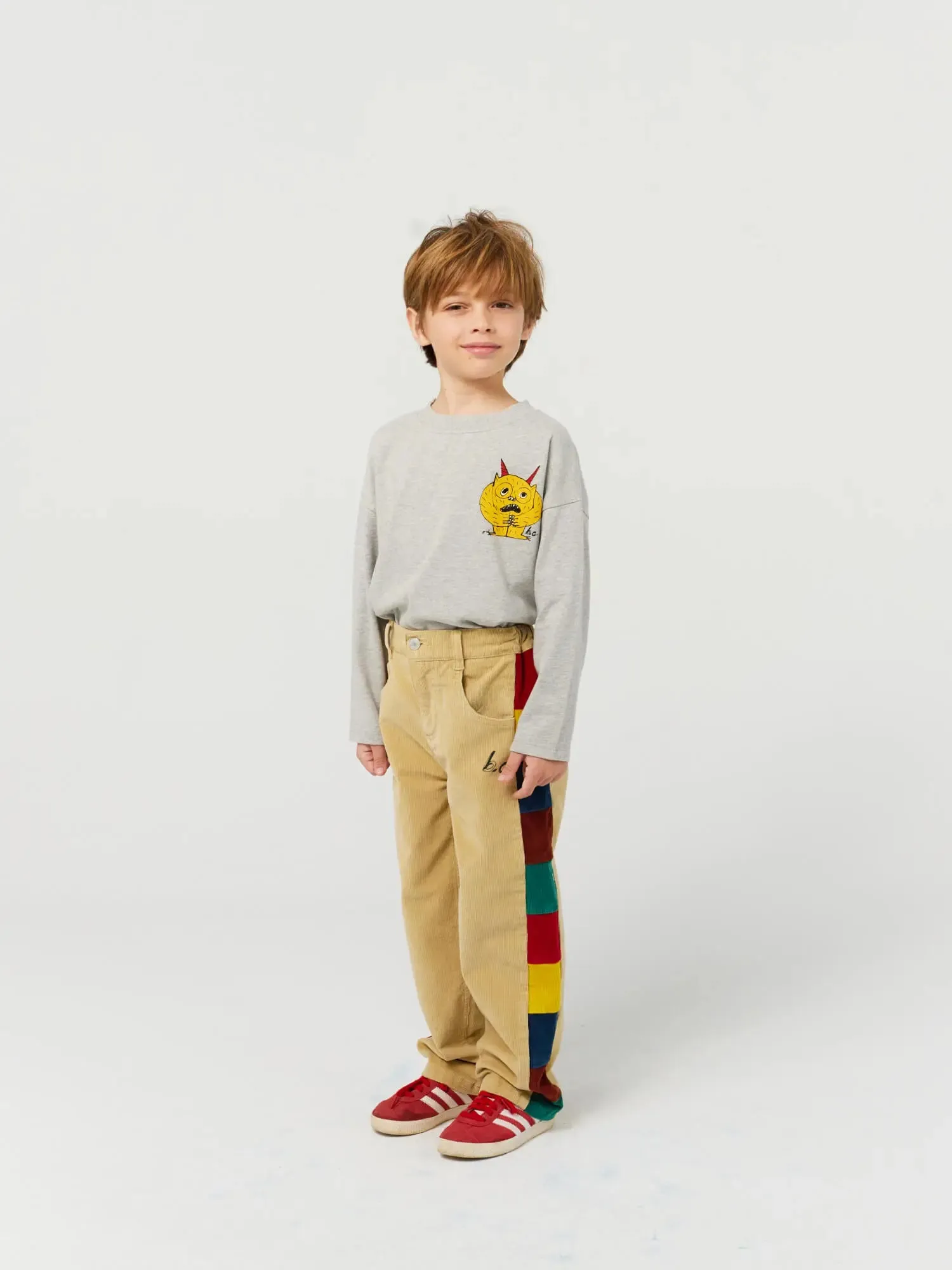 BC color block corduroy pants