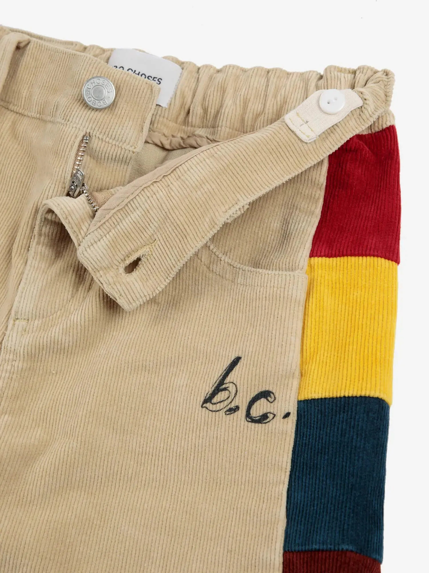 BC color block corduroy pants