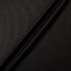 Black Square Jacquard Superfine Suiting