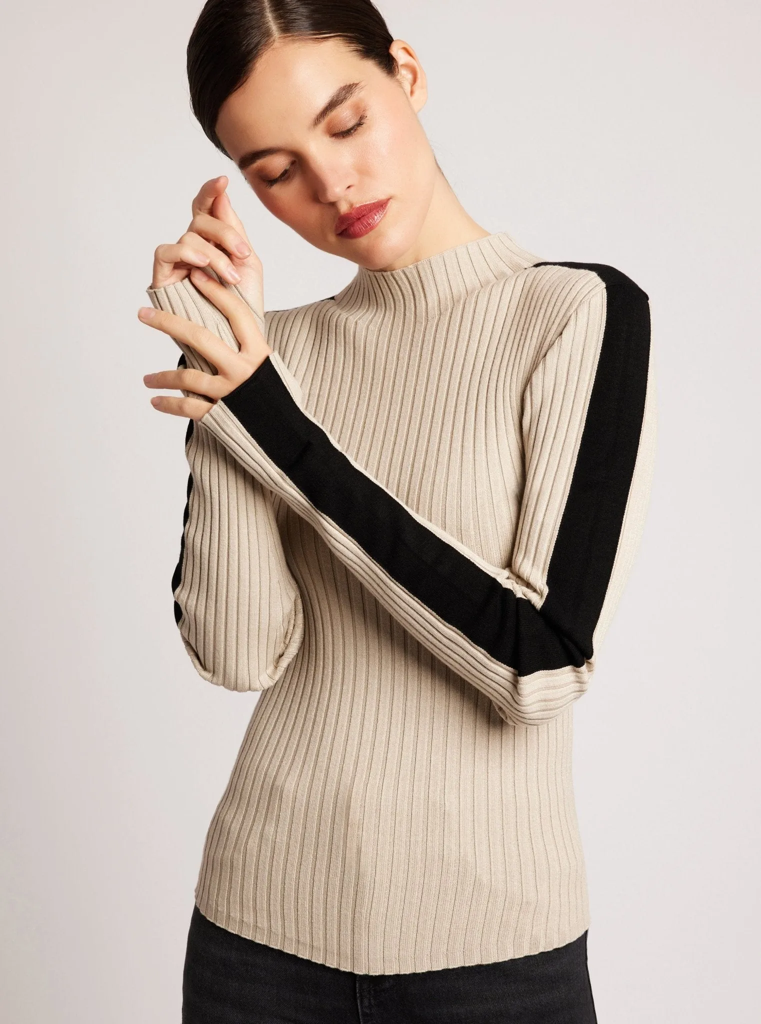 Blair Mock Neck Sweater