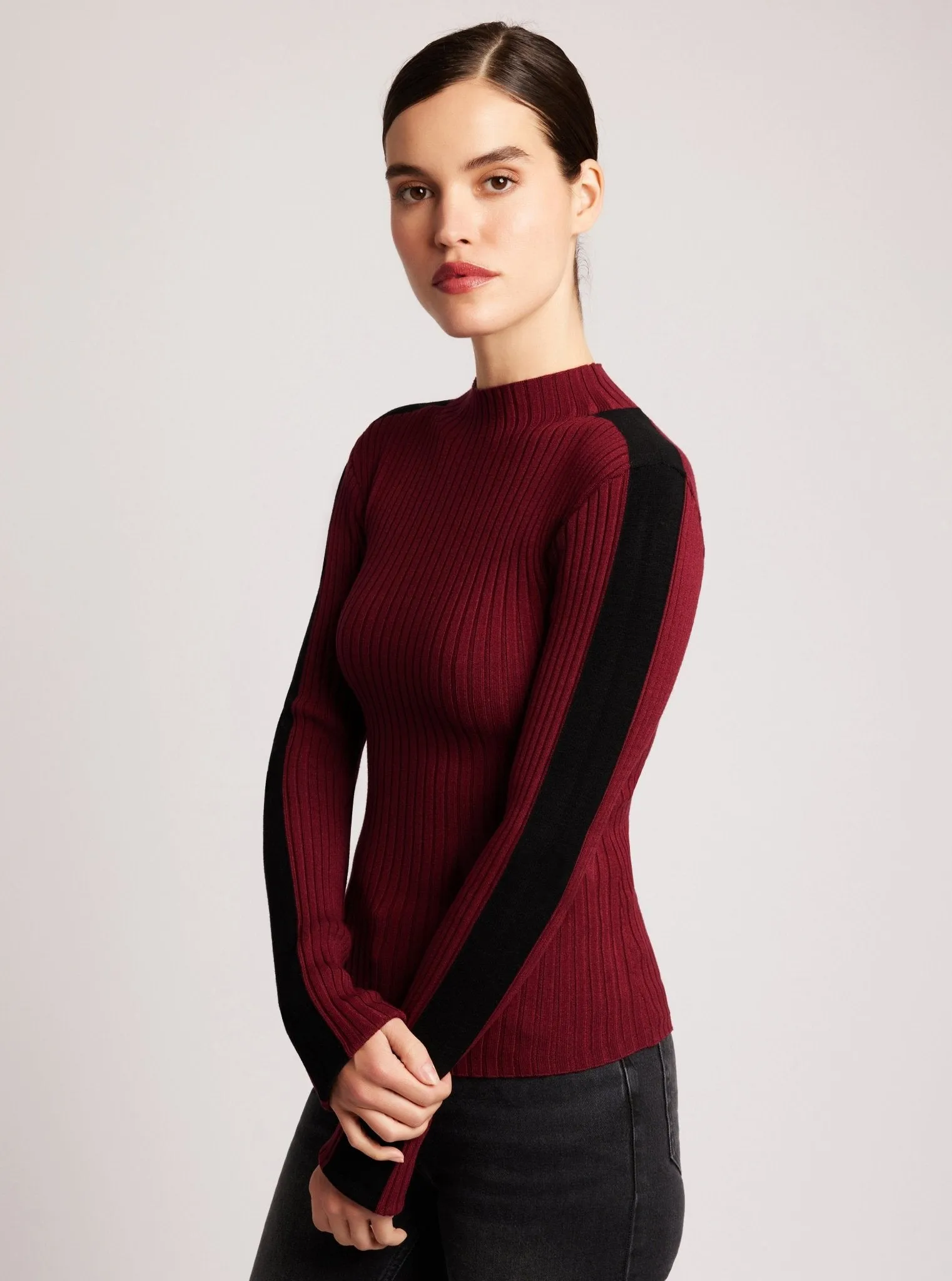 Blair Mock Neck Sweater