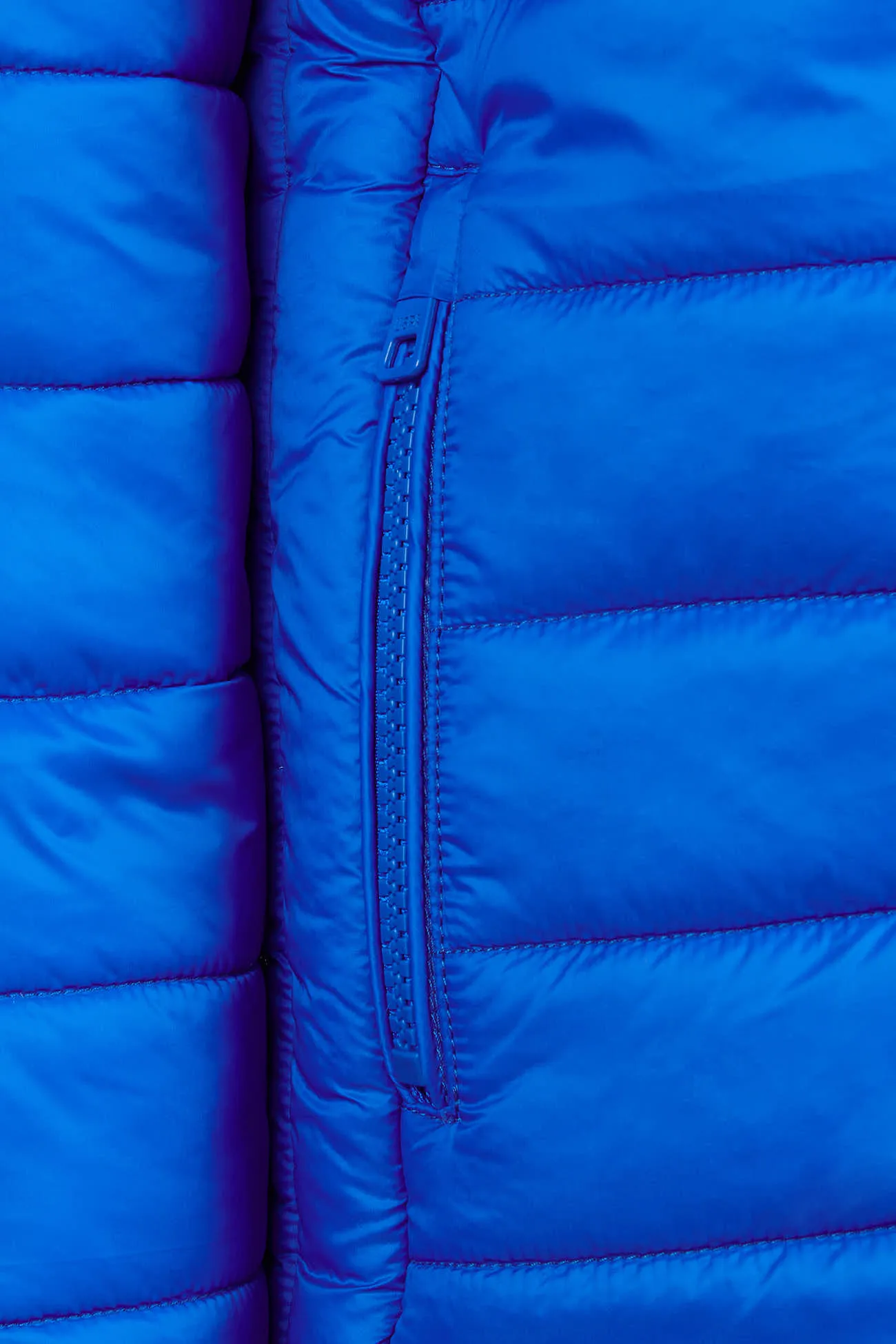 Boys Hooded Quilted Jacket in Directoire Blue