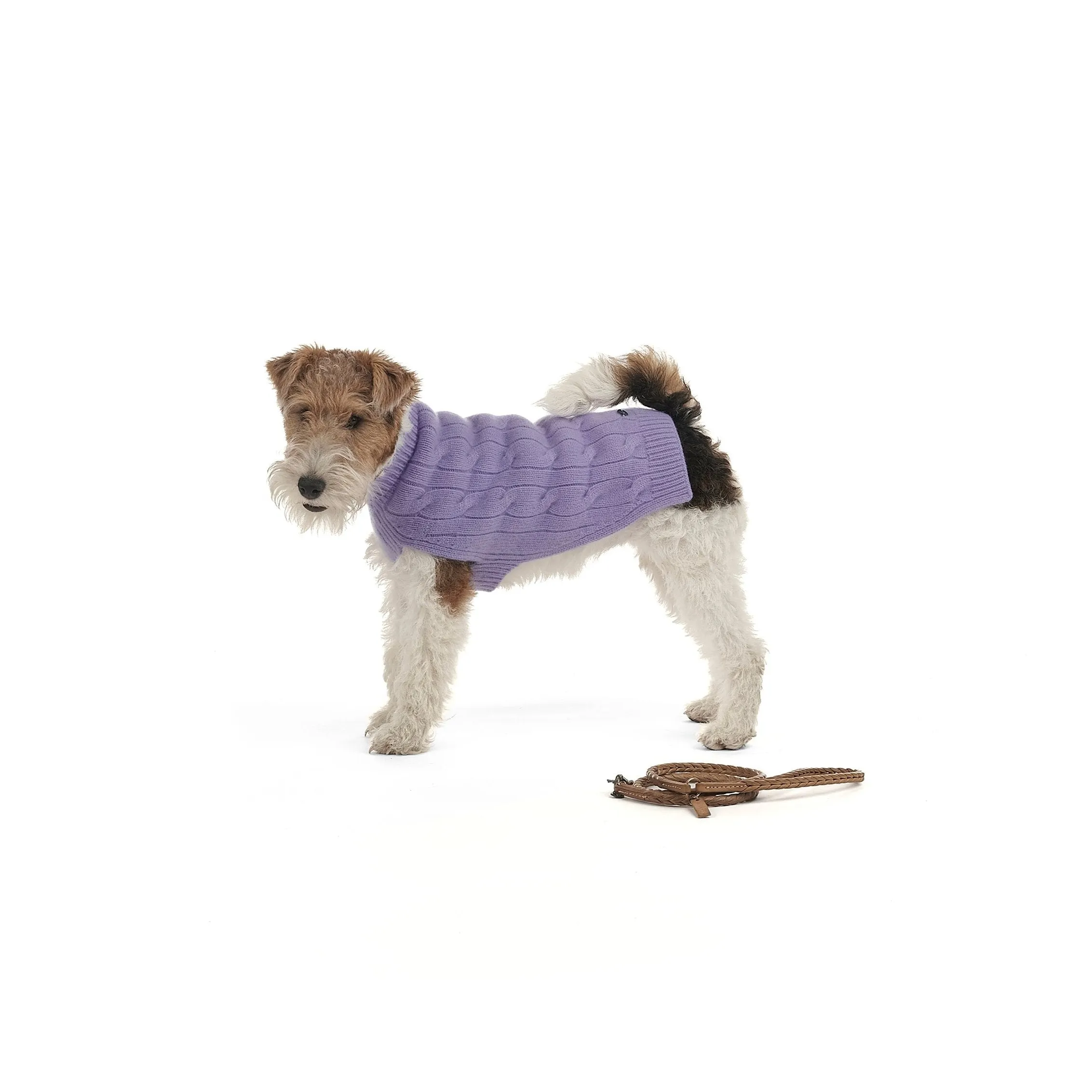 Cable Cashmere Dog Pullover