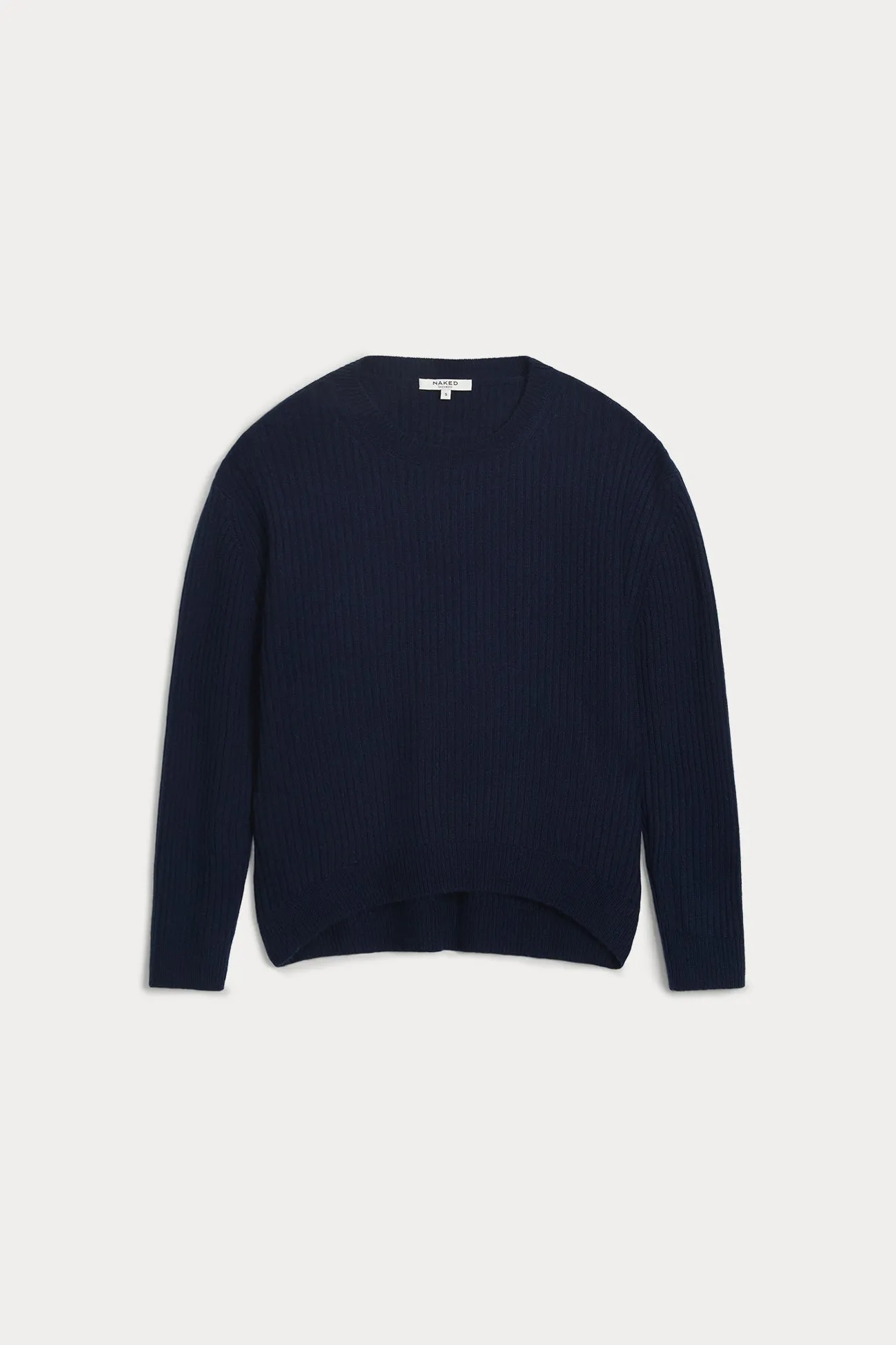 CAMPBELL RIBBED CREWNECK CASHMERE SWEATER