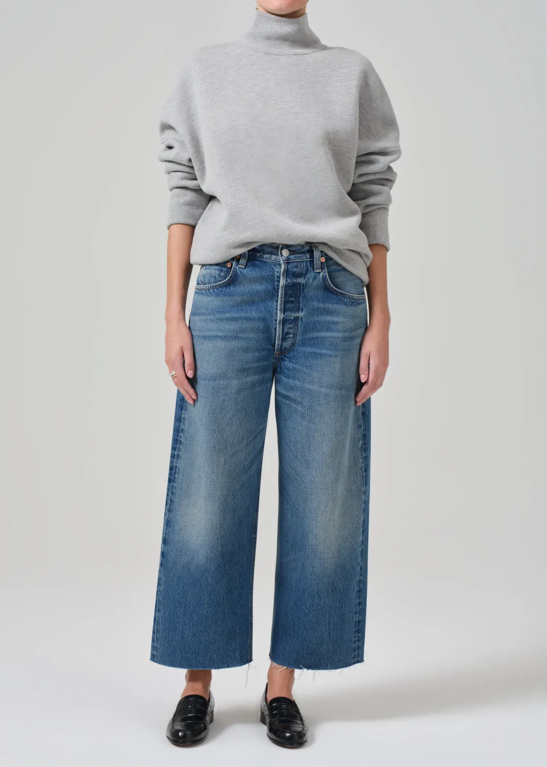 Cara Turtleneck in Heather Grey