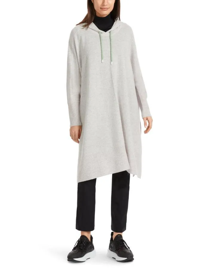 Cashmere Blend Hoodie Poncho