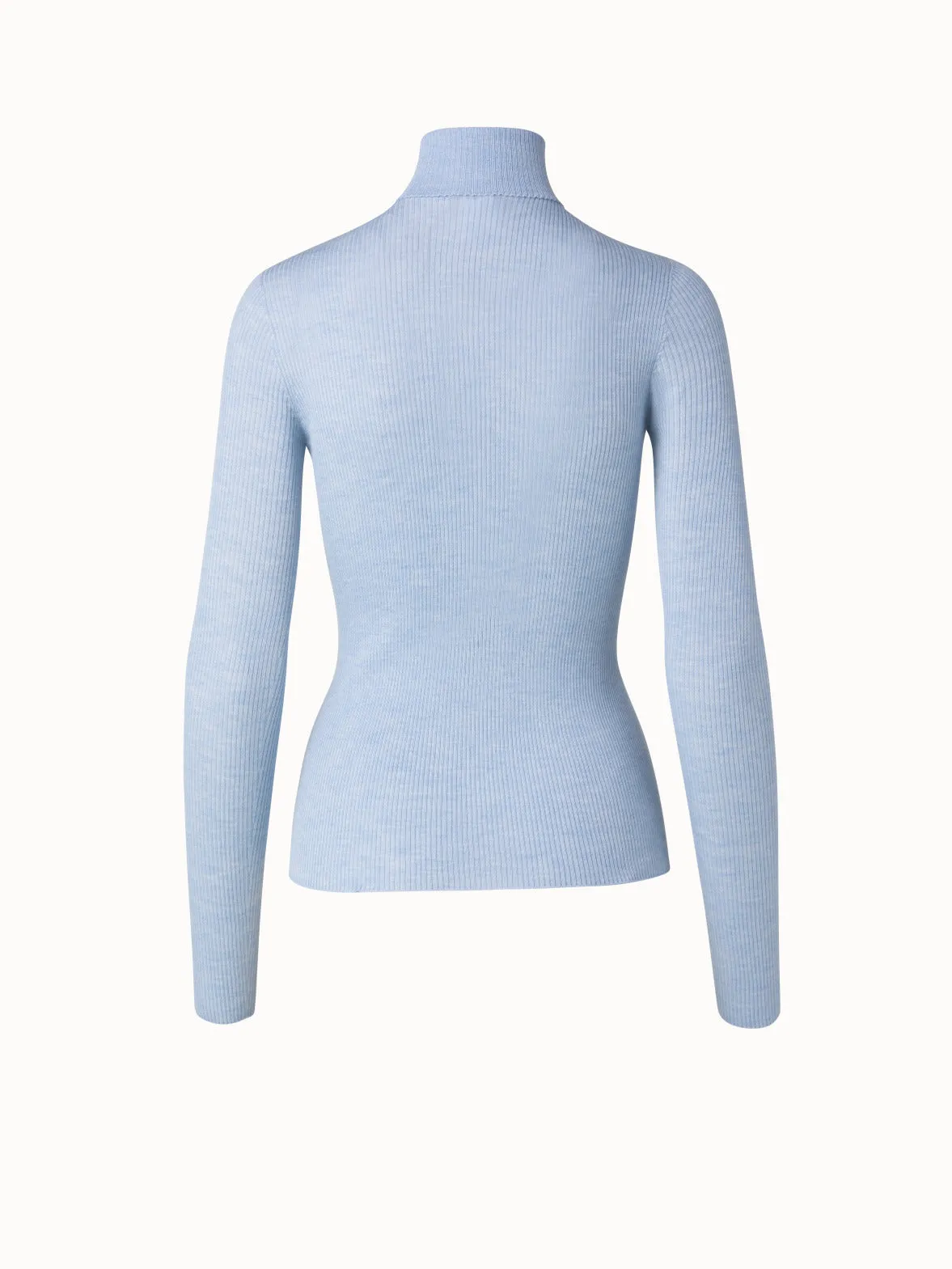 Cashmere Silk Knit Pullover