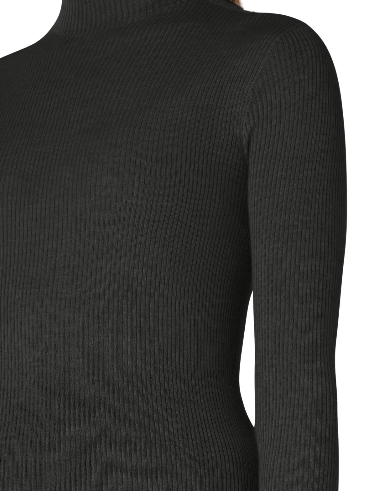 Cashmere Silk Rib Knit Pullover