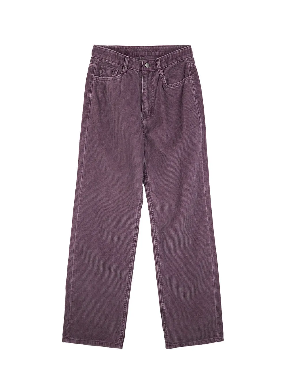 Classic Corduroy Straight-Leg Trousers ON408