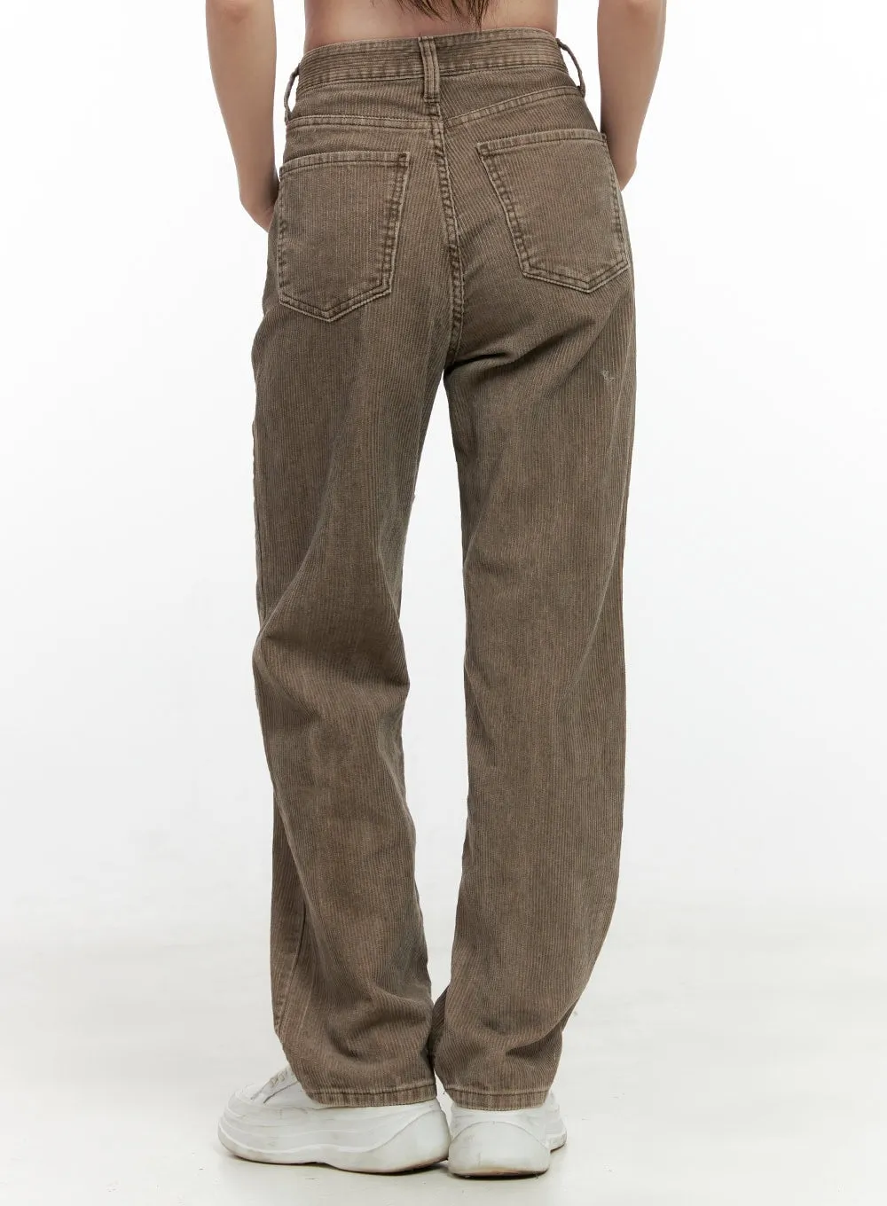 Classic Corduroy Straight-Leg Trousers ON408