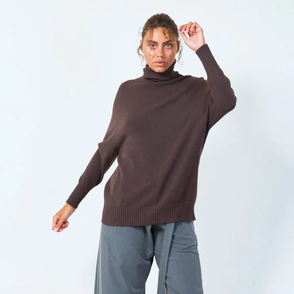 Classic turtleneck pullover sweater wholesale