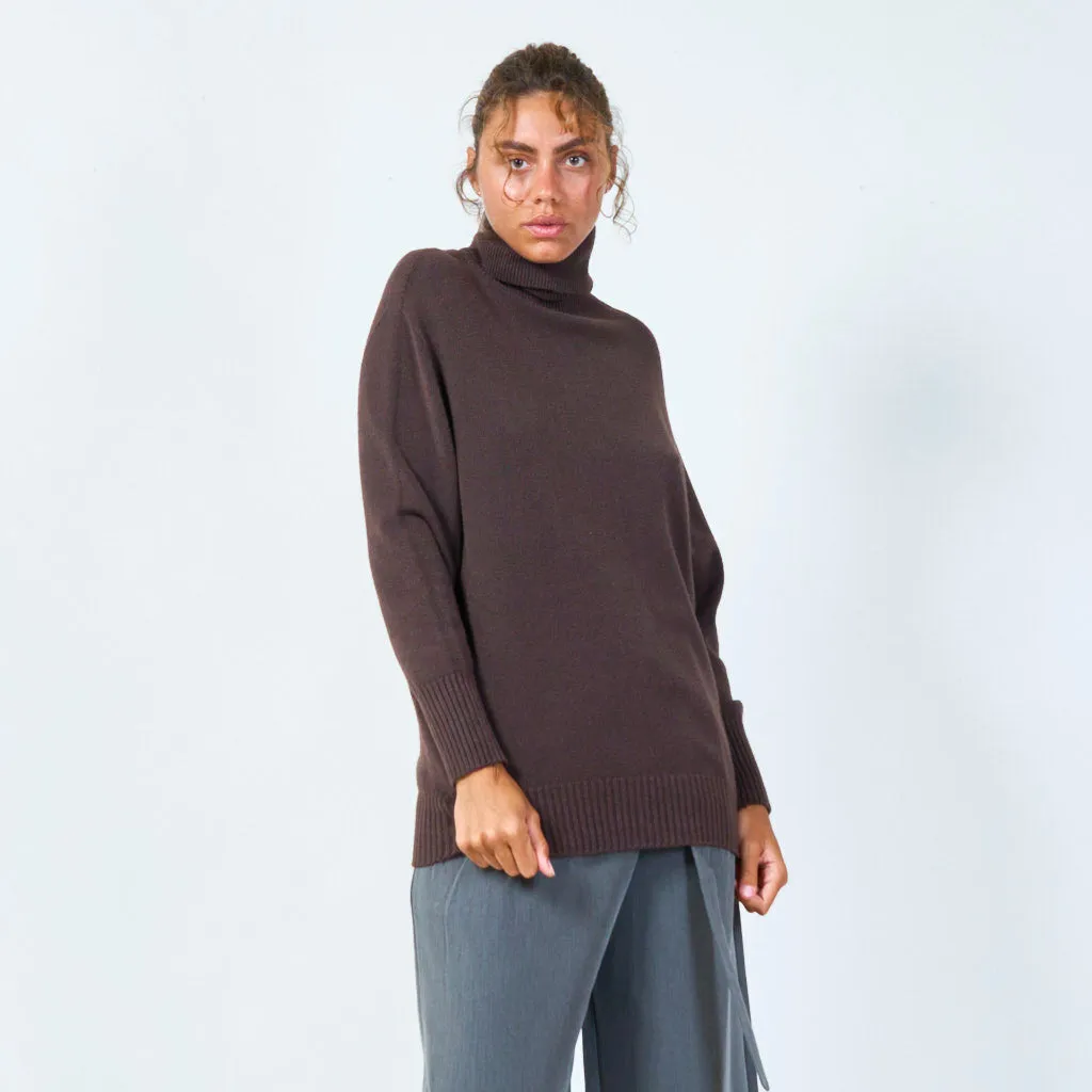 Classic turtleneck pullover sweater wholesale