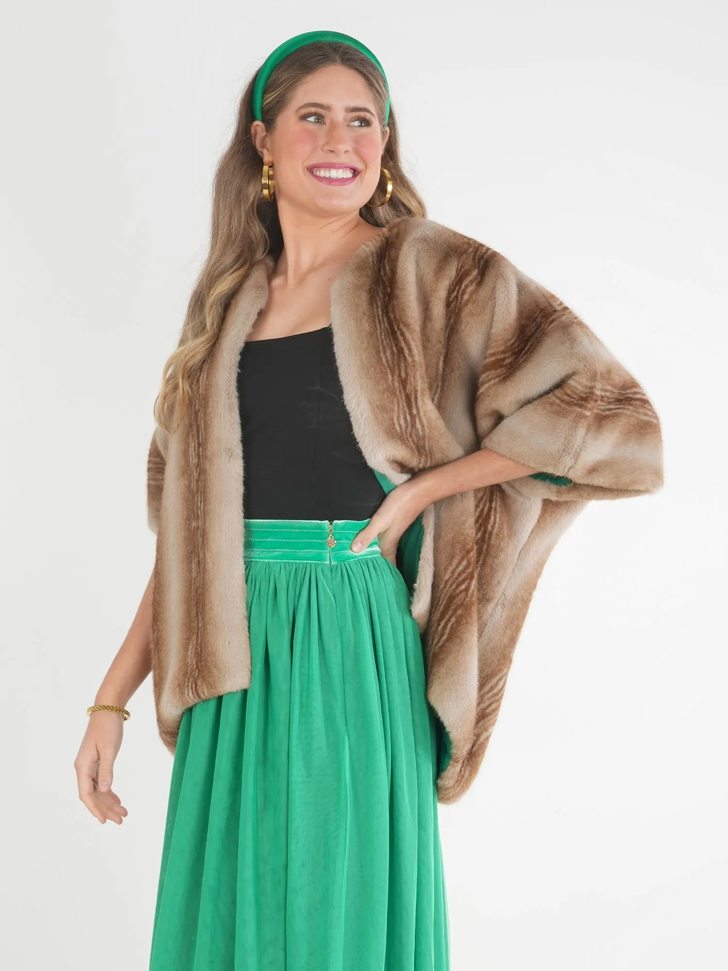 Coco Fur Cape - 1 L left!