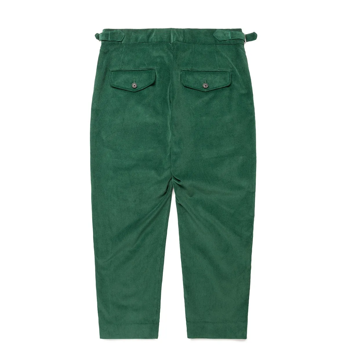 CORDUROY SIDE BUCKLE TROUSERS