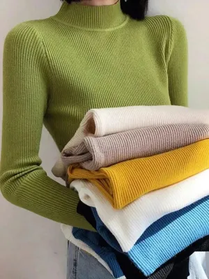 Cozy Mock Neck Sweater for Women