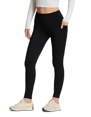 CozyWarmth Fleece Lined Leggings, Side Pockets