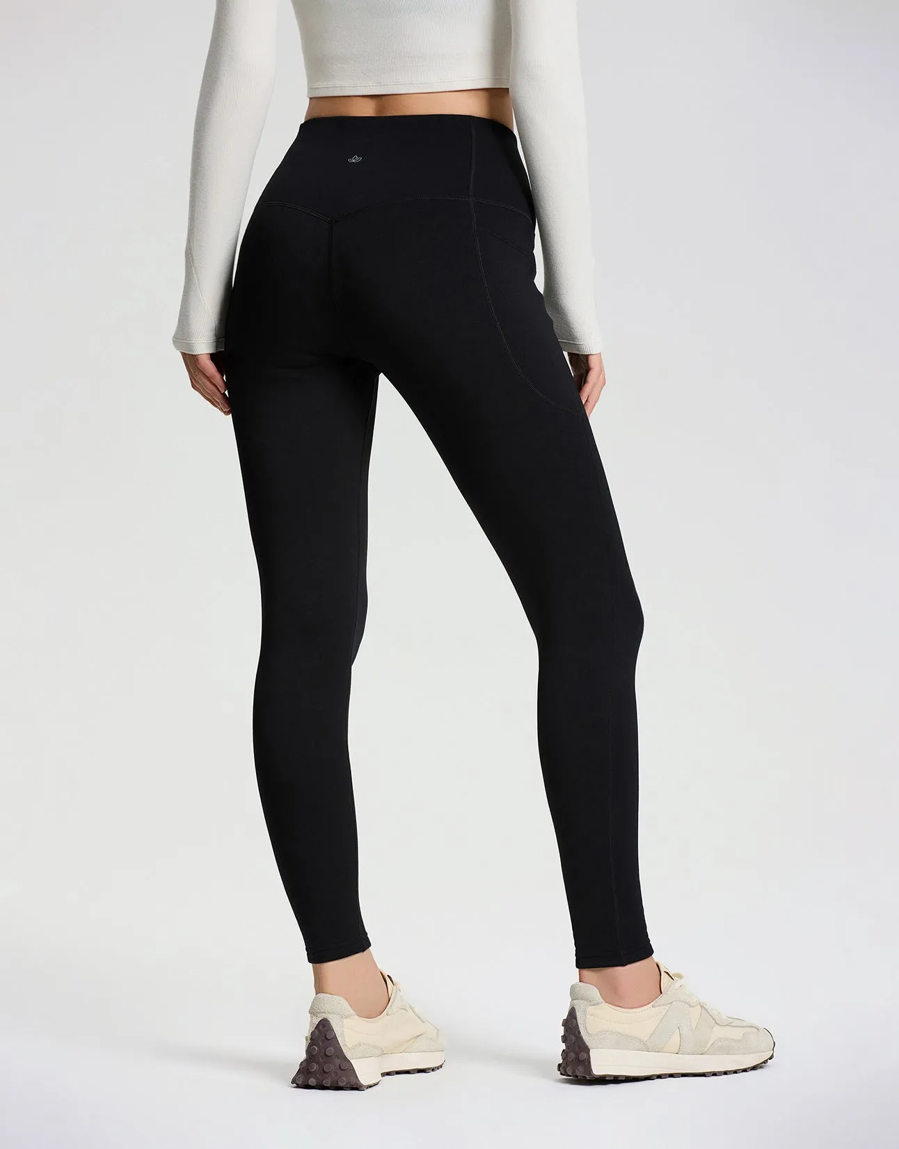 CozyWarmth Fleece Lined Leggings, Side Pockets