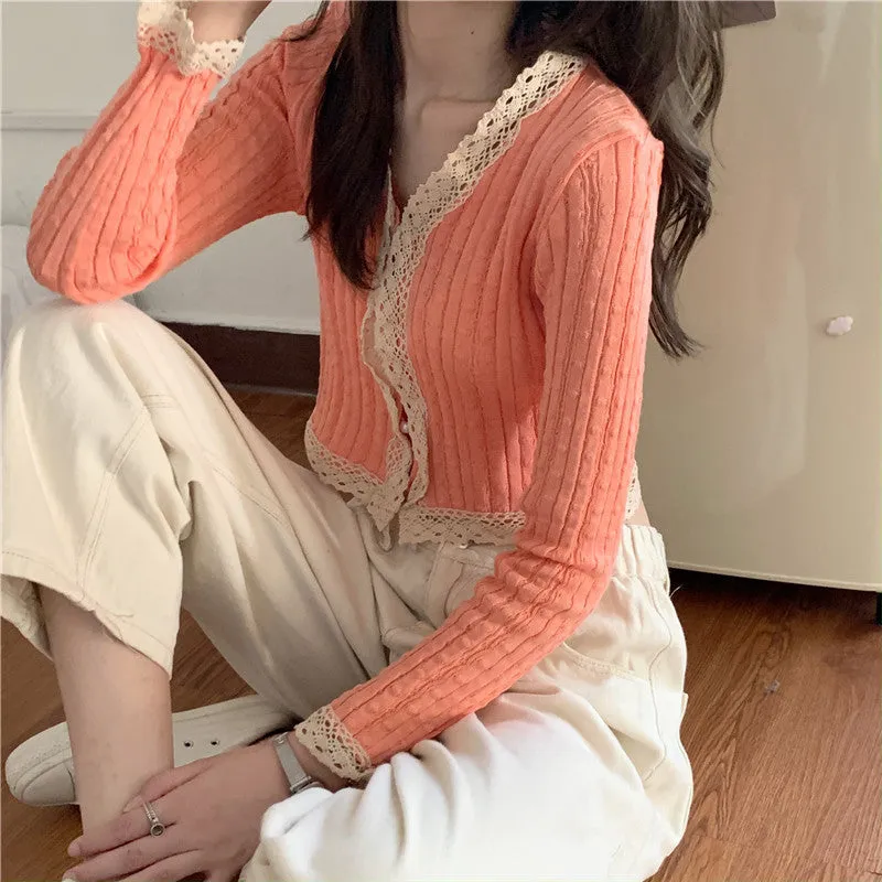 First Love Lace Knit Cardigan