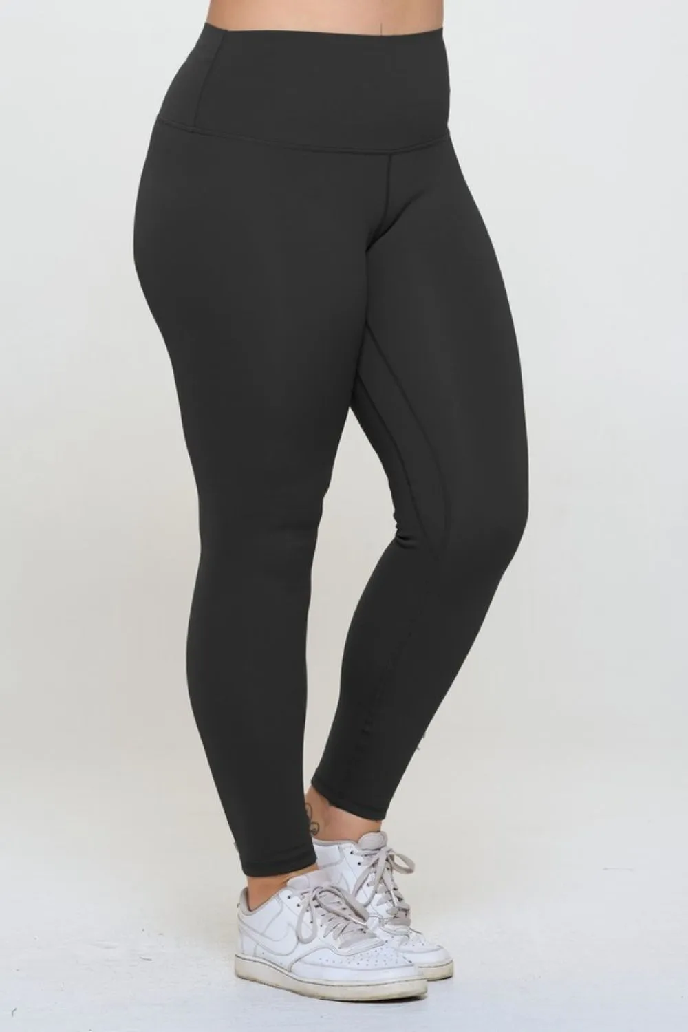 Fleece Lined High Waisted Black Leggings