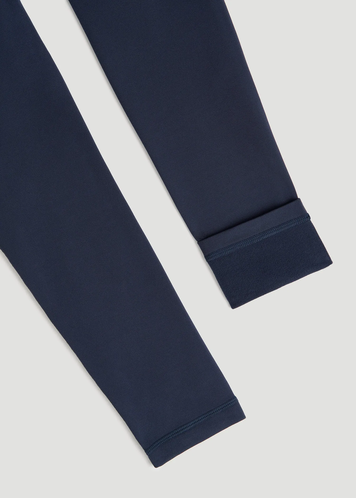 Fleece Lined Women's Tall Leggings in Navy