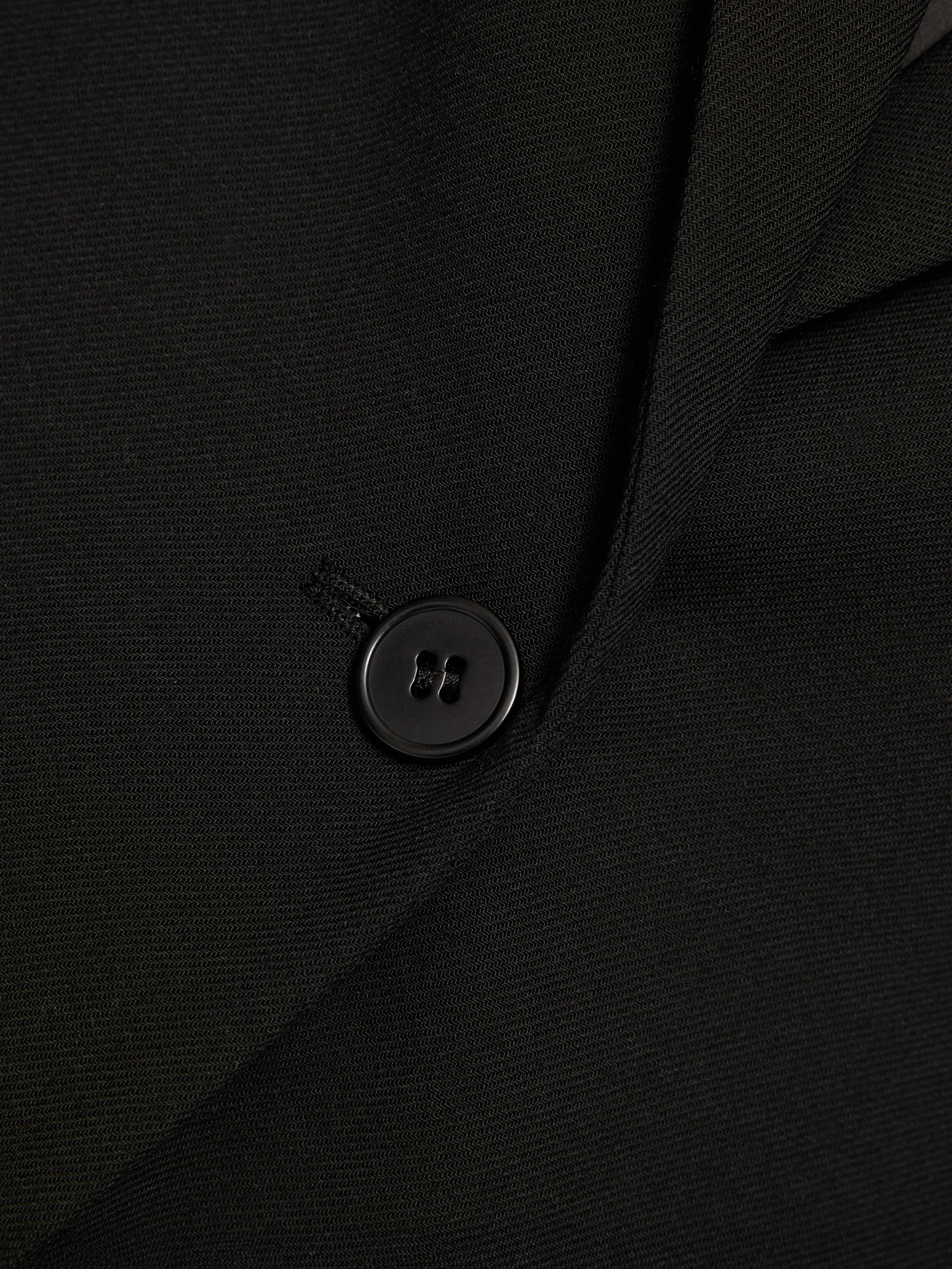 Fluid Twill Knox Blazer | Black