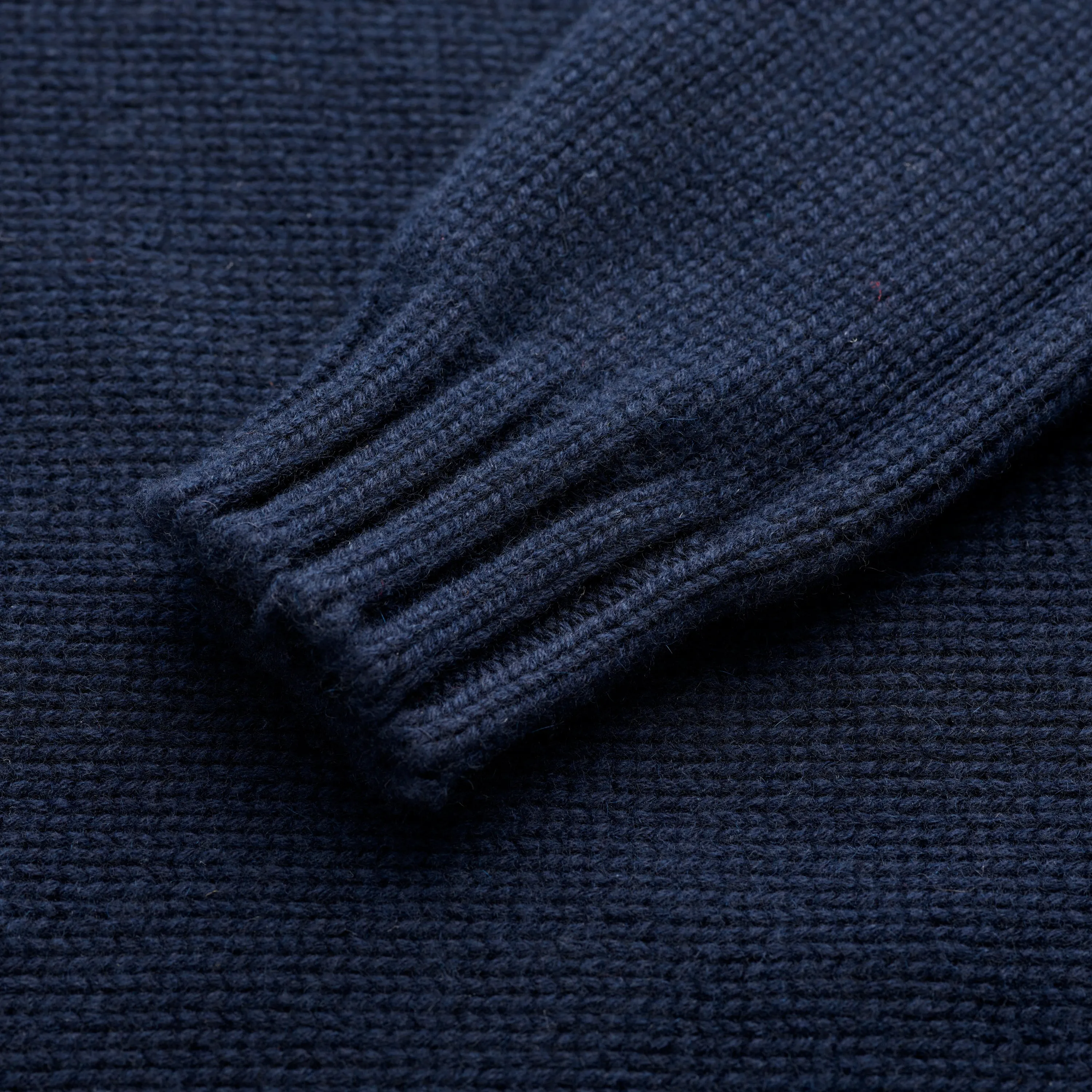 FOX x CORGI Dark Royal Blue Cashmere Roll Neck Pullover