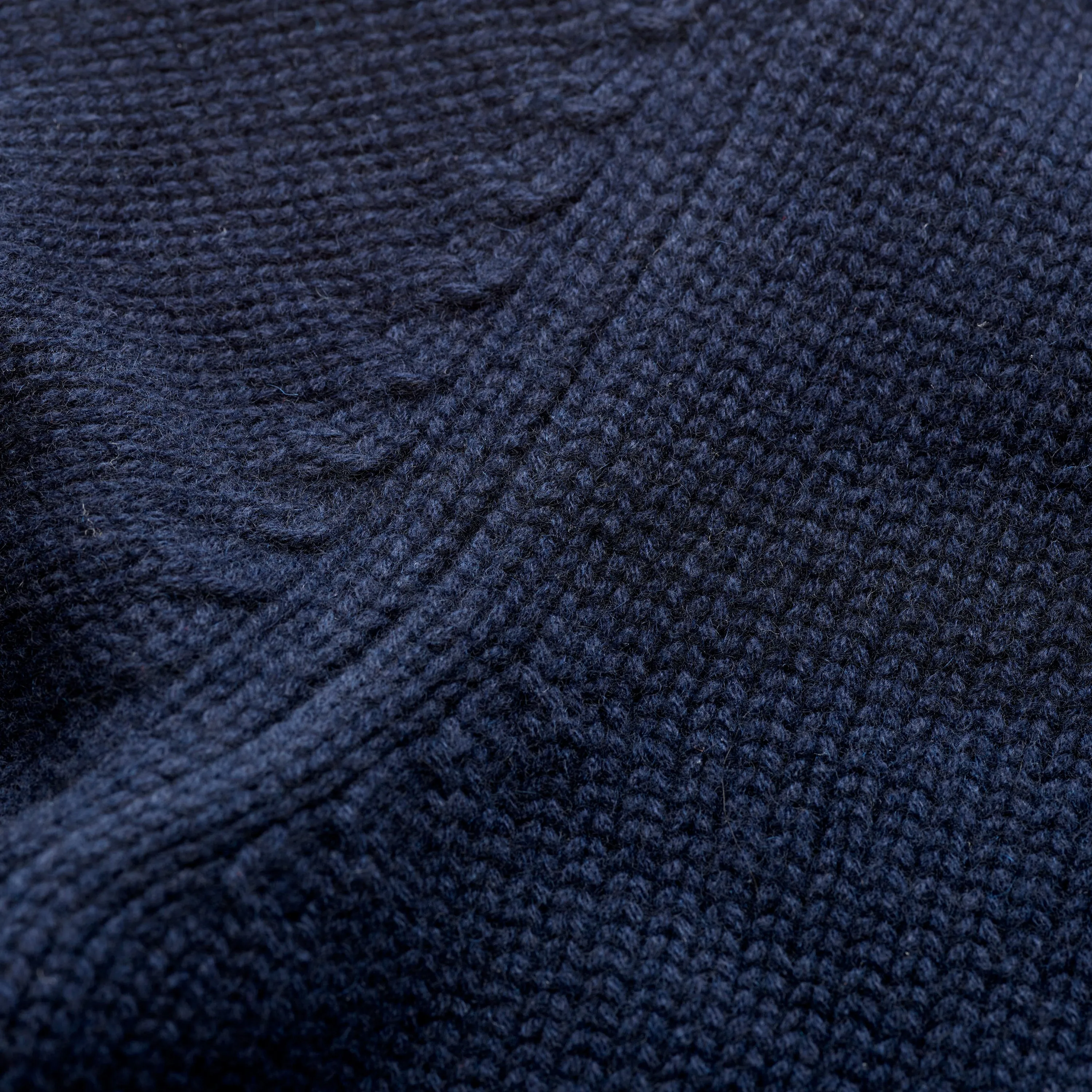 FOX x CORGI Dark Royal Blue Cashmere Roll Neck Pullover