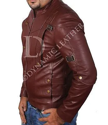 Guardians Of The Galaxy,Peter Quill,Star Lord,Chris Pratt,leather Jacket-BNWT