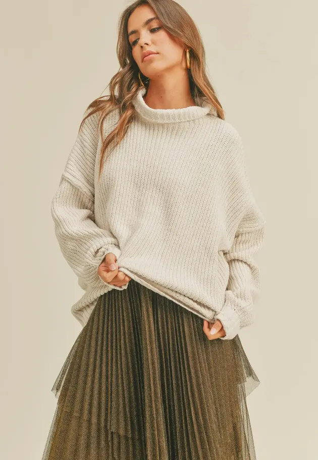 HIGH NECK SWEATER