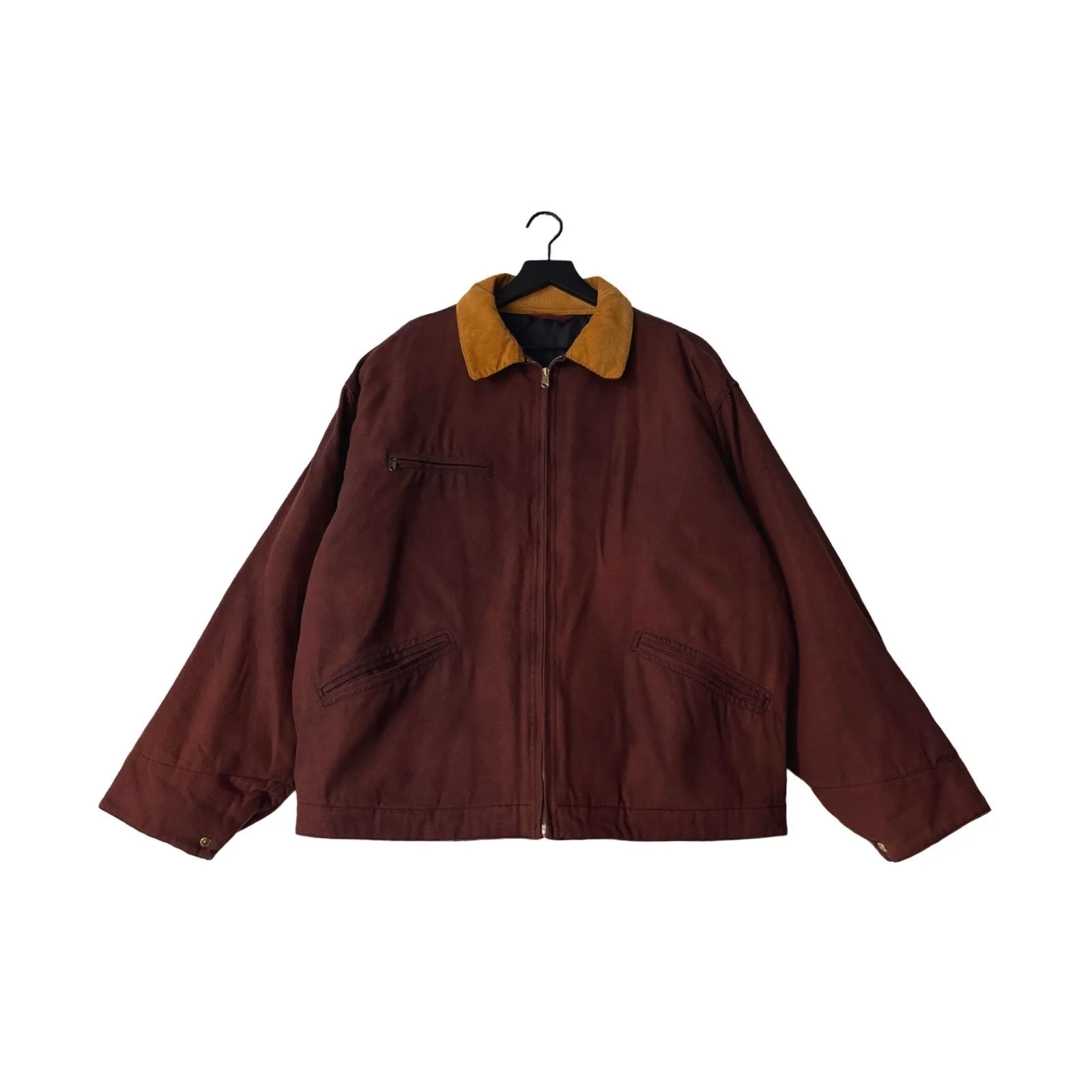 Insulated Canvas Work Jacket in Syrah / X-LARGE