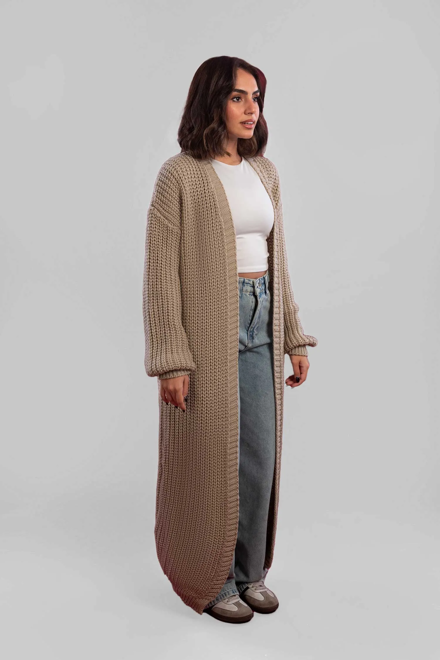 Long Knitted Cardigan - Mitcha Label