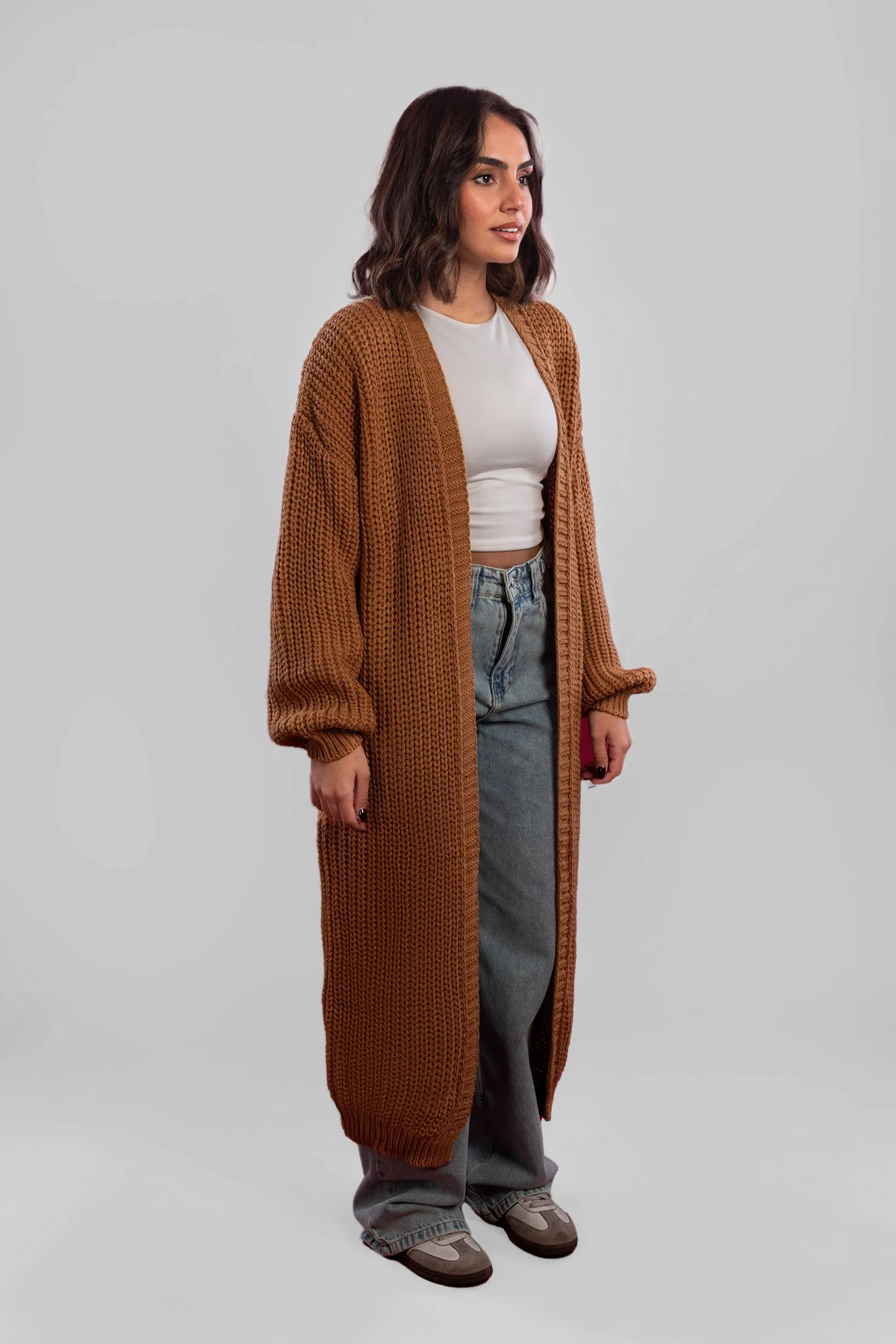 Long Knitted Cardigan - Mitcha Label