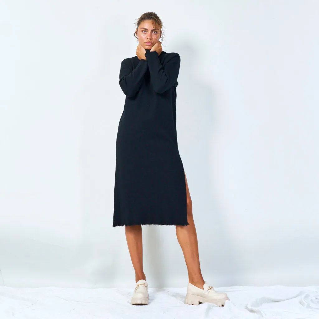 Long turtleneck sweater dress wholesale