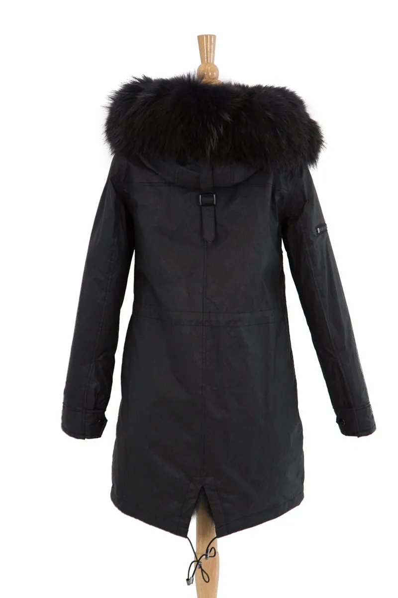 Luxe Limelight Parka with Fur