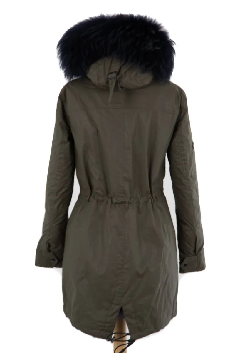 Luxe Limelight Parka with Fur