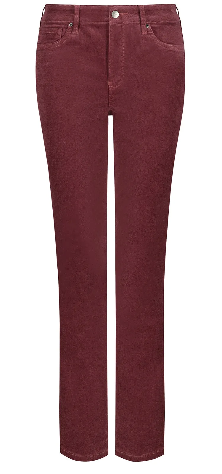 Marilyn Straight Corduroy Trouser Red | Husk