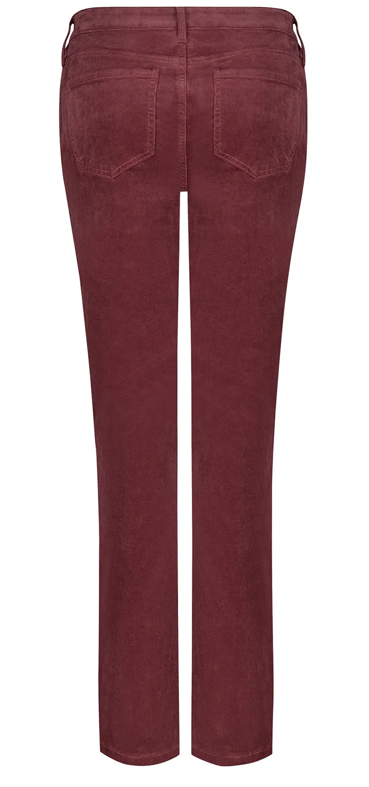 Marilyn Straight Corduroy Trouser Red | Husk