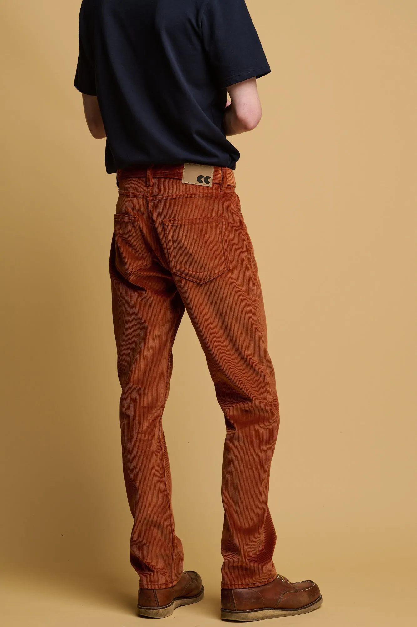 Men's Five Pocket Cord Trouser - Cinnamon