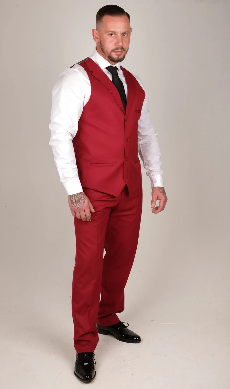 Mens Wine 3 Piece Suit | Wedding Suit | Party Wear | Office Wear