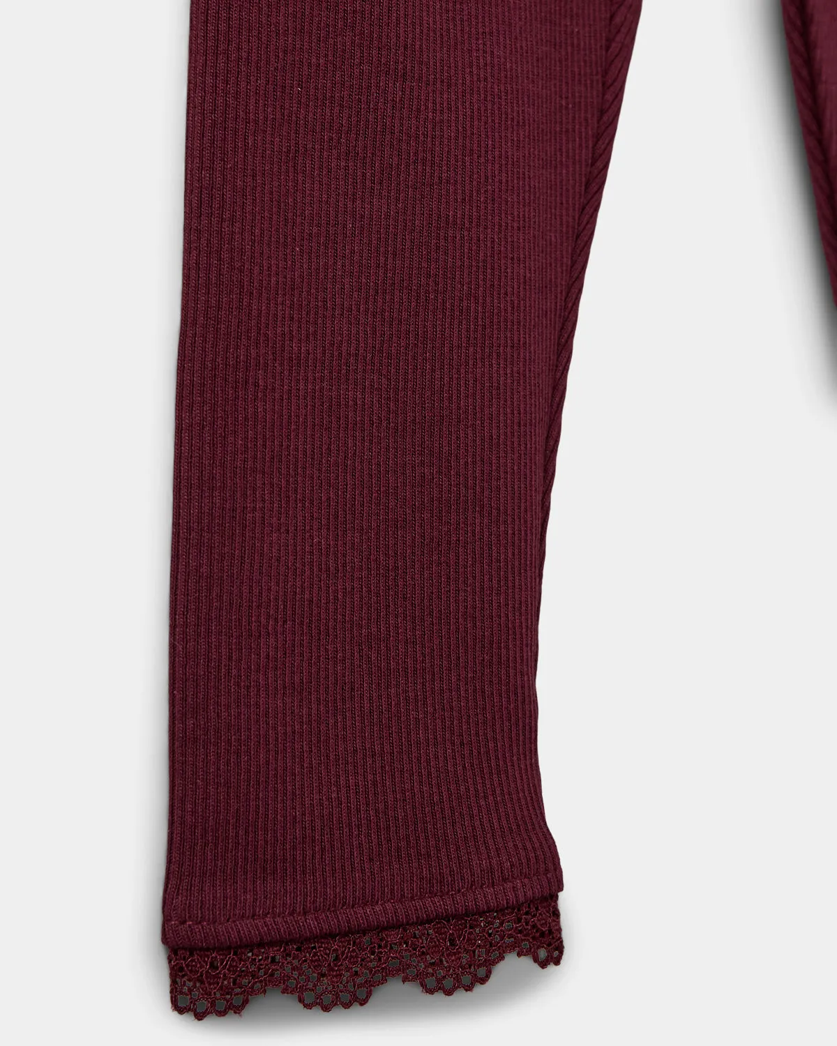 NALINESB LEGGINGS - Burgundy