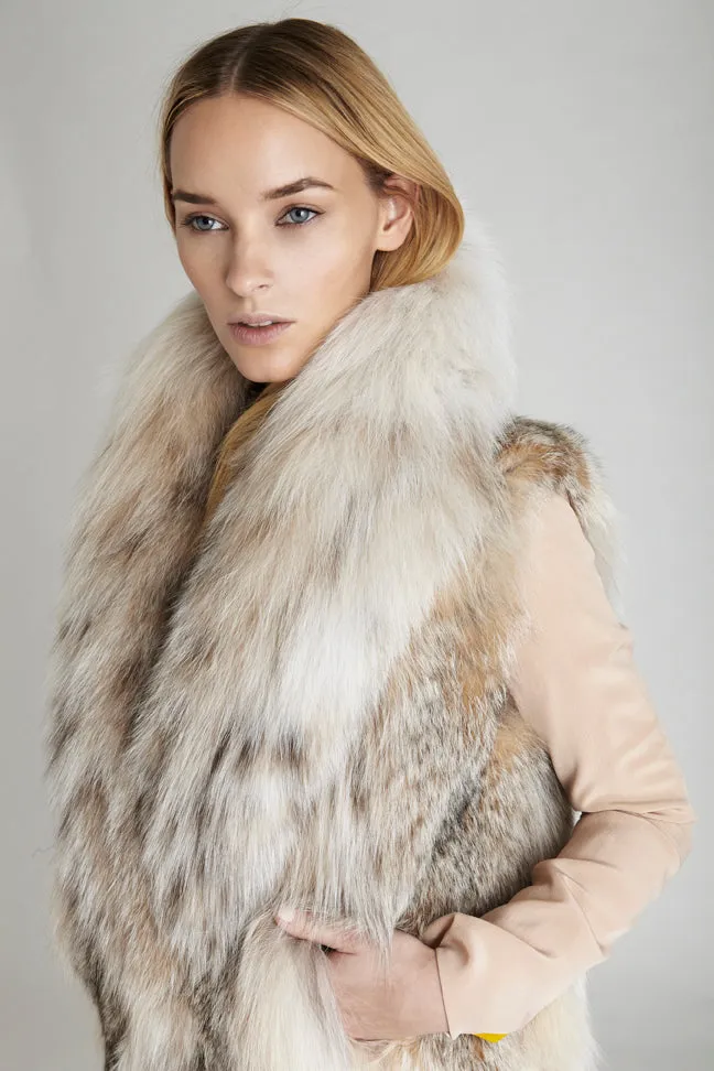 Natasha Lynx Fur Vest