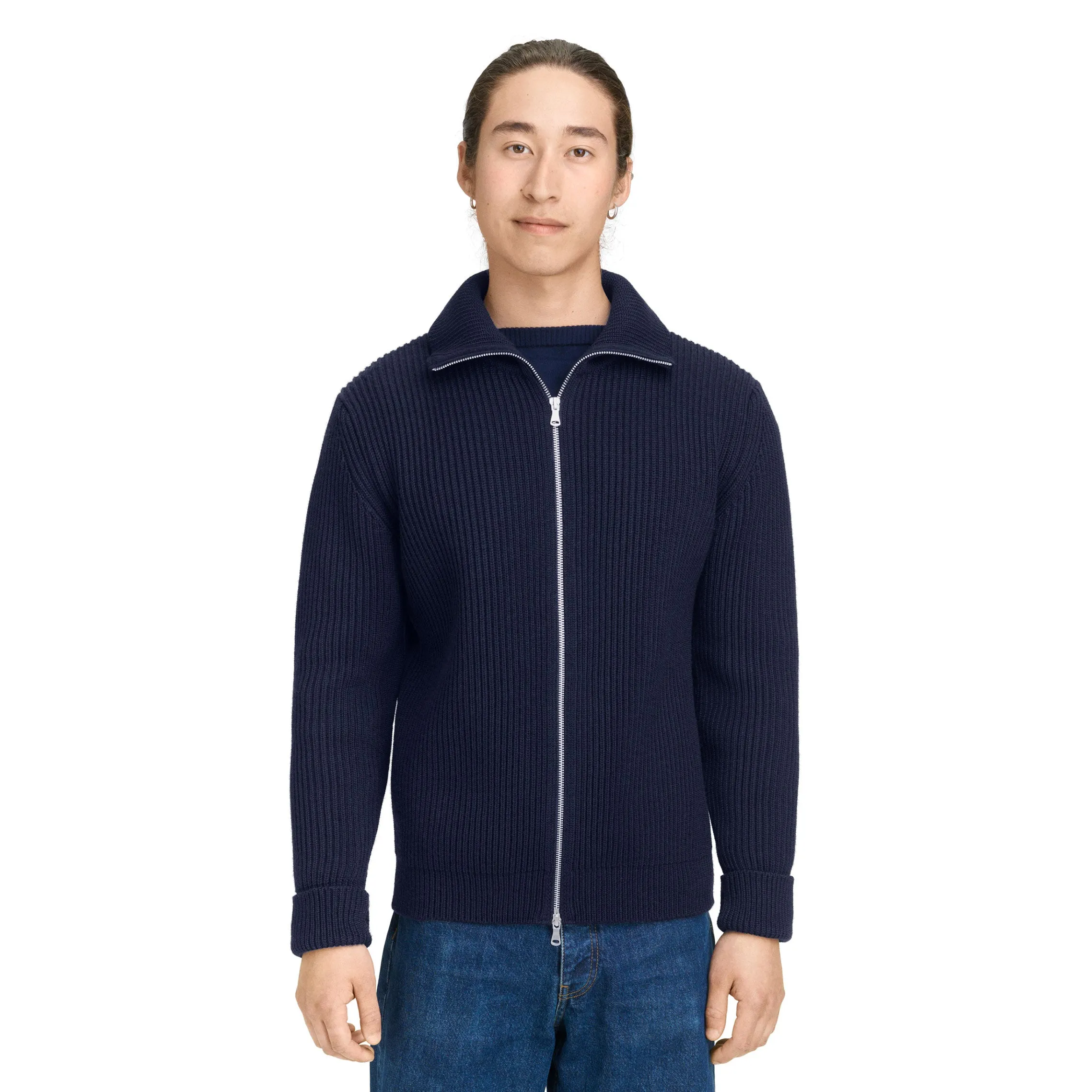 Navy Full-Zip Hunting Green