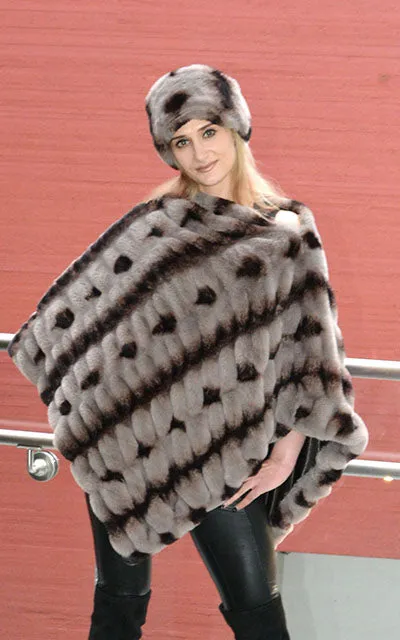 Poncho - Royal Opulence Faux Furs (Sold Out - Merlot!)