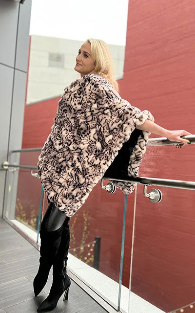 Poncho - Royal Opulence Faux Furs (Sold Out - Merlot!)