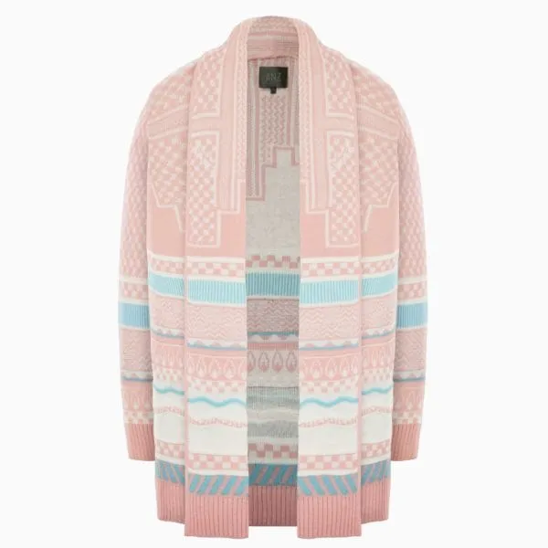 RETRO BLUSH CARDIGAN