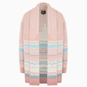 RETRO BLUSH CARDIGAN